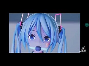 Hatsune Miku gagged ball gag my friends goodbey