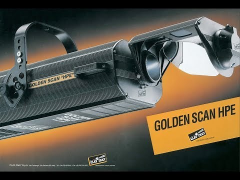 Claypaky Golden Scan HPE HMI 1200 | Restoration moments & Demo