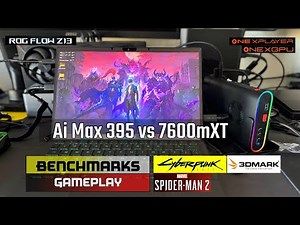 ROG Flow Z13 Ai Max 395 vs OneXGPU 7600m XT - Do eGPUs Still Matter?
