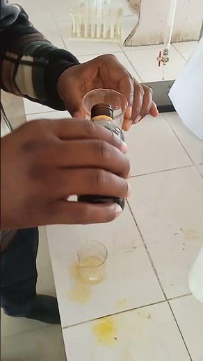 Aldehyde test With 2,4 DNP.