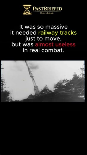 The biggest artillery gun ever built