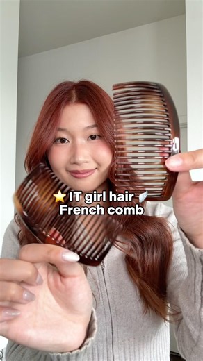Would you try French combs? #hairtok #hairtutorial #hairinspo summer hair inspo