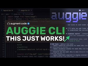 Auggie CLI: This AI CODER CLI is THE REAL WORKHORSE!