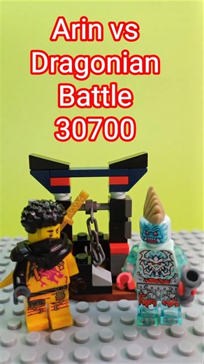 #lego ninjago 30700 Arin vs Dragonian Battle stopmotion speedbuild