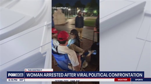 Woman arrested after viral confrontation with MAGA 'influencer'
