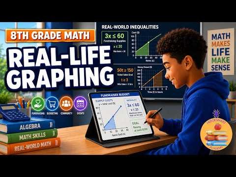 Real-Life Inequality Graphs & Word Problems | Grade 8 Math Week 4 Day 4