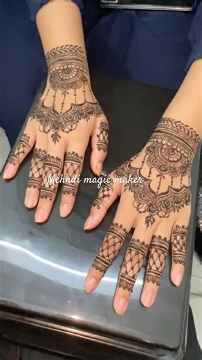 Viral pakistani mehndi design ❤️#mehndi #hennatattoodesign #henna #viral