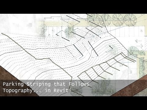 Revit Tutorial - Parking Striping that Follows Topography