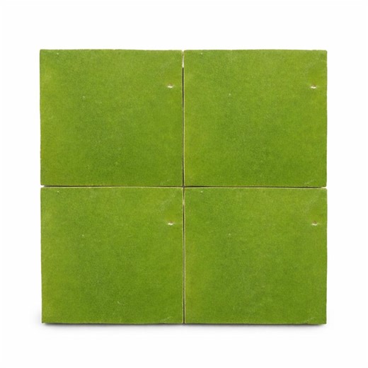 4x4 Moroccan Handmade Clay Tile .avocado Green Zellige Tile, - Etsy
