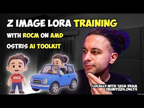 Train Z Image LoRAs Locally on AMD ROCm | Ostris AI Toolkit | Ubuntu 24