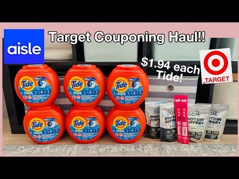 Target coupon haul! Deals end 04/25/26!! Tide for $1.94 each!!!