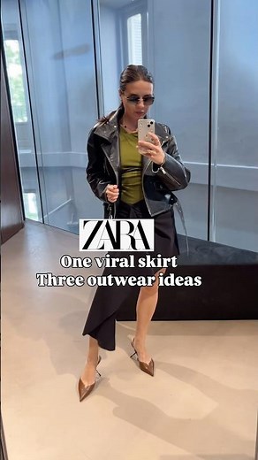 ZARA - viral mini skirt - 3 outfit ideas you wanna try on ⭐️🔥🤌 NEW IN