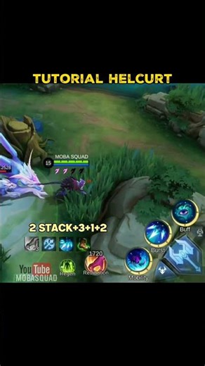 Helcurt tutorial skills & combo by moba squad ✅