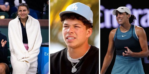 WATCH: Emma Navarro and Madison Keys dance their hearts out as Ben Shelton watches on courtside at Indian Wells