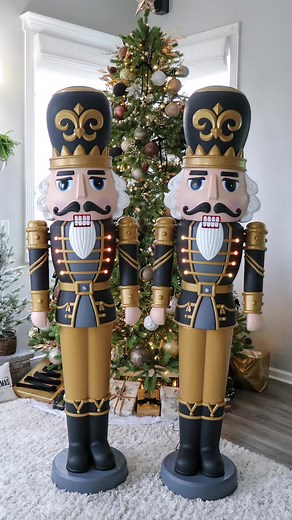 DIY Nutcracker Makeover These nutcrackers from @Walmart were a great deal but I wasn’t thrilled with the color. So I decided to repaint them! First, I added a coat of spray paint primer to the entire nutcracker. Then hand painted the rest with acyclic paint. I loved how they turned out. Maybe next year I will embellish them a little. #nutcracker #diynutcracker #walmart #walmartnutcracker #diychristmas #diychristmasdecor #nutcracker #nutcrackerchristmas #fortwayne #indycreatorsociety