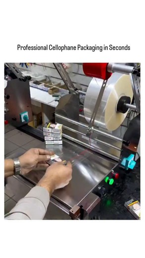 decodee.hubb on Instagram: "The post features a 15-second video demonstrating a manual cellophane wrapping process for cigarette packs using a heated sealer machine, highlighting efficient, professional packaging in an industrial setting. Posted on January 15, 2026, by @arina_ayunda , it quickly garnered over 450 likes and 200 reposts, sparking 349 replies mostly expressing surprise in Indonesian, such as "Oh, that's the process," revealing common curiosity about everyday product wrapping. This 