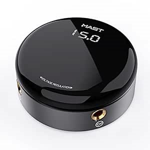 Mast Tattoo Power Supply, Halo2 Circle Digital Display Voltage, One Touch Easy Use for Tattoo Machine