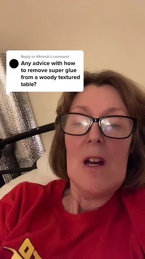 How to Remove Super Glue from Wooden Table