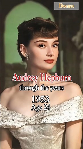 Audrey Hepburn through the years