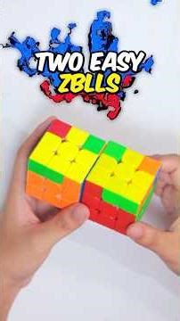 Two Easy ZBLL #rubikscube #speedcubing #F2L