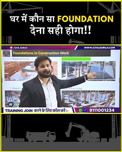 91K views · 3.7K reactions | What is Shallow & Deep Foundation | Difference Between Shallow&Deep Foundation | Types of Foundation #civil_ki_baat #civil_guruji #Thekedaar #Types_of_foundation #Shallow_Foundation #Deep_Foundation | Civil Guruji Pvt Ltd | Facebook