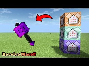 Revolve Mace!! With Command Block - Minecraft Bedrock