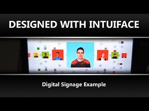 Designed with IntuiFace: Digital Signage Example