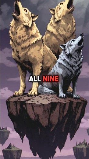 Fenrir's Wolf Sons Will Devour the Sun Forever 🐺 #mythology #shorts