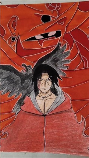 drawing Itachi #anime #drawing #artisticchannel #naruto #art #itachi #animeart #trending #fanart