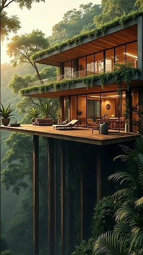Luxury Stilt House in the Jungle 🌿 | Dream Home Tour in 4K!