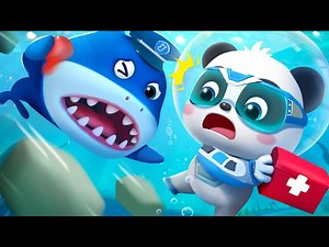 Kiki Helps the Whale Shark Bus | Super Rescue Team | Kids Cartoon | BabyBus TV - Videos For Kids