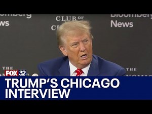 Trump's full interview at the Economic Club of Chicago