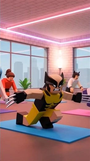 BLOXWEE: When Yoga failed Wolverine!😱#roblox #robloxshorts #aigenerated