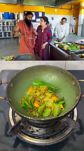 Baba Ramdev healthy recipe #viralreels #viralvideos #viral #recipe #reelkarofeelkaro #cooking #farahkhan #celebrity #ramdev #babaramdev #explore Video credit @farahkhankunder @swaamiramdev | ourrecipeisyour