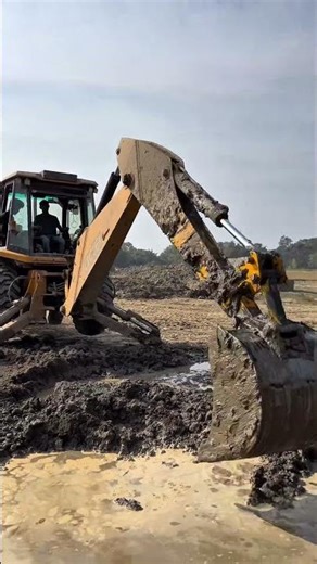 JCB 4DX Mud Making 🔥😂 #jcb #automobile
