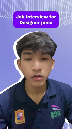 job interview for junior designer. #design #graphicdesign #jobinterview