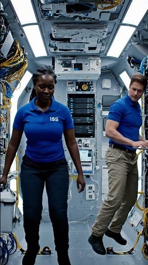 How Do Astronauts Float in Space? 🛰️🌌 #ZeroGravity #AstronautLife