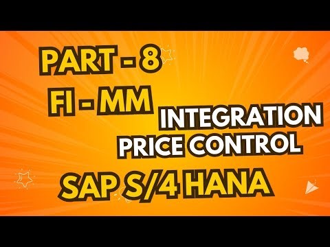 PART 8 FI-MM Integration Price control in Material Master #sapfico #s4hana