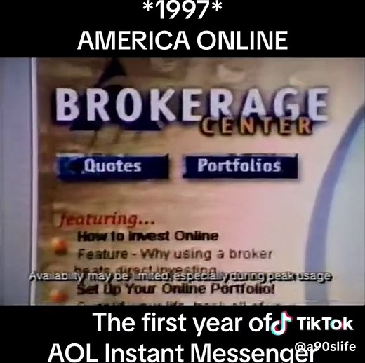 1997 America Online Commercial: The Internet at Your Fingertips