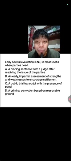 1.1K views · 35 reactions | Dispute Resolution Question Rationale Rationalized by: Rey Niño B. Abucay, RCrim, MSCJ, LPT, CSP, CCS-AFPE Top 3 CLE Top 2 CSP Top 1 PNP BRC #allfollowerscriminologyboardexam #everyonehighlightsfollowers #followerseveryonehighlights #followersreelsfypシ゚viralシfypシ゚viralシalシ #viralvideoシ #criminologyboardexam #Criminology #allfollowers #followers | Criminologie Pilipinas | Facebook