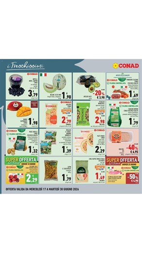 Conad volantino 17/06 - 30/06