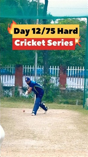 Day 12 - Speed + Cricket Practice + Training Tips | 75 Hard #cricket #shorts