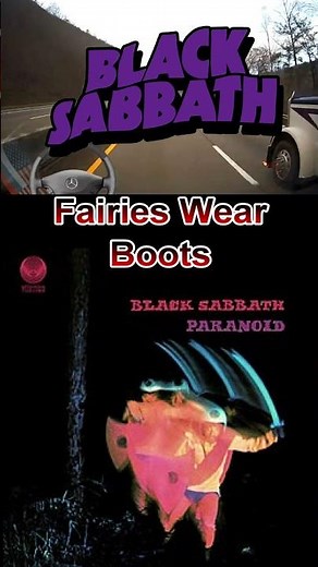 Metal Music 17 Black Sabbath - Fairies Wear Boots - album Paranoid 1970 on the Road