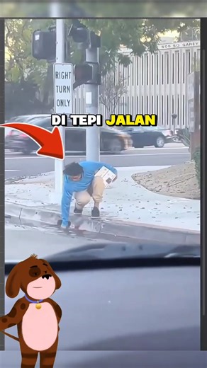 orang ini Meminum air langsung dari Got #shorts #odgj #beranda