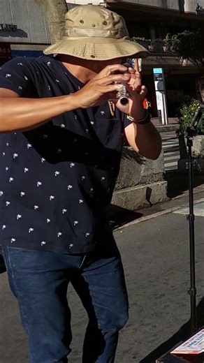 Swan Lake flute cover by Darwin San Luis at Session Road, Baguio City