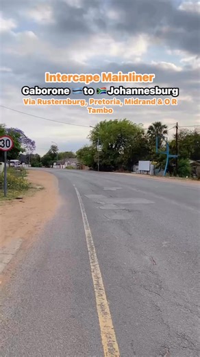 Intercape Botswana🇧🇼 route gets a bus upgrade 👌❤️ Intercape Mainliner || Gaborone to Johannesburg via Rusternburg, Pretoria, Midrand, Park Station & OR Tambo | Thee_Spotter_From_Africa/Botswana