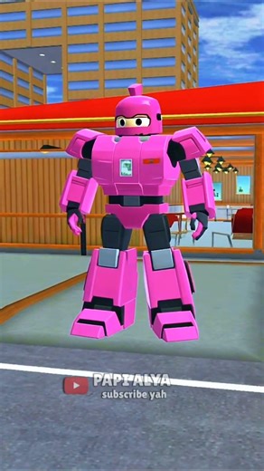 mobil mama berubah jadi robot