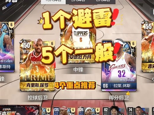 S7球员1个避雷4个推荐！