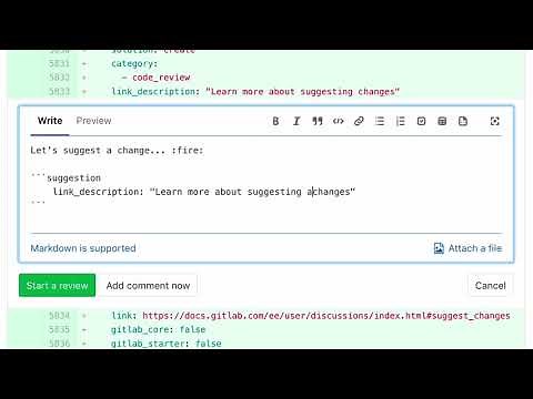 Lightning demo: suggest a change