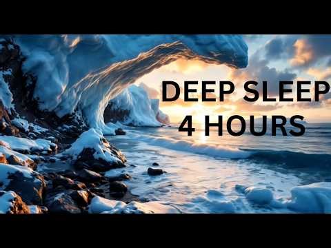 4 HOURS | Soft Ocean Waves | 432 Hz soft instrumental music